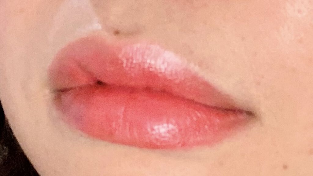 ルージュ ディオール 525 シェリー メタリック<ニュー ルック エディション>（生産終了）/Dior/口紅を使ったクチコミ（2枚目）