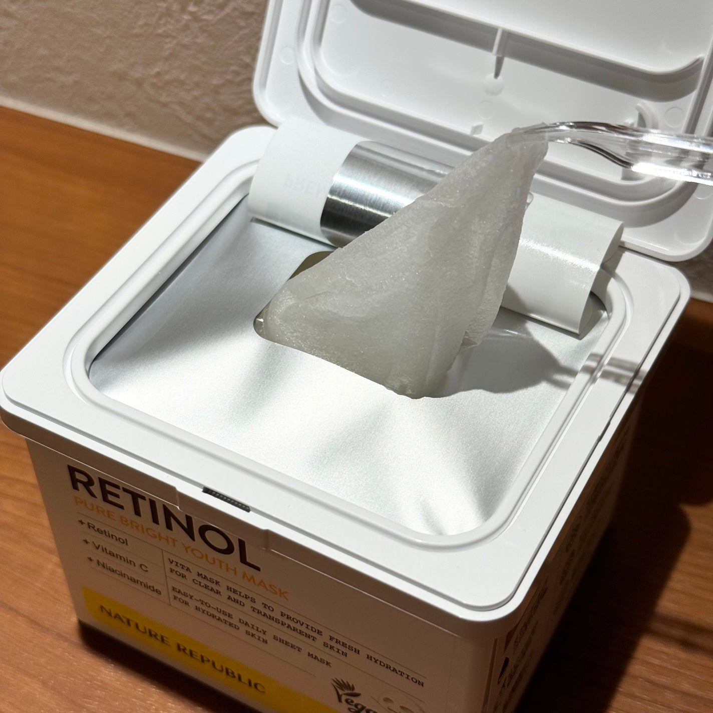 キューブマスク レチノール/ネイチャーリパブリック/シートマスク・パックを使ったクチコミ(2枚目)