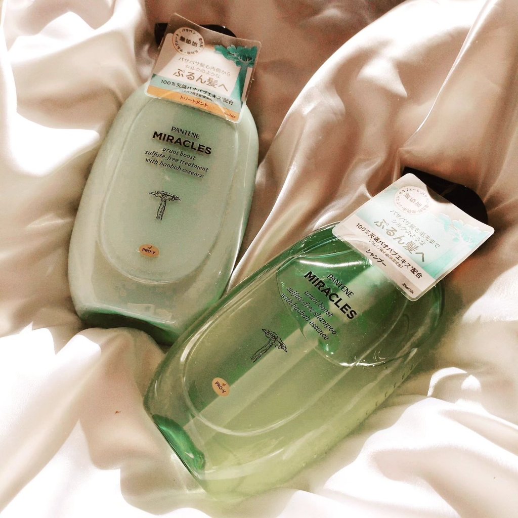 ミラクルズ うるおいブースト シャンプー/トリートメント/パンテーン/市販シャンプーを使ったクチコミ（1枚目）