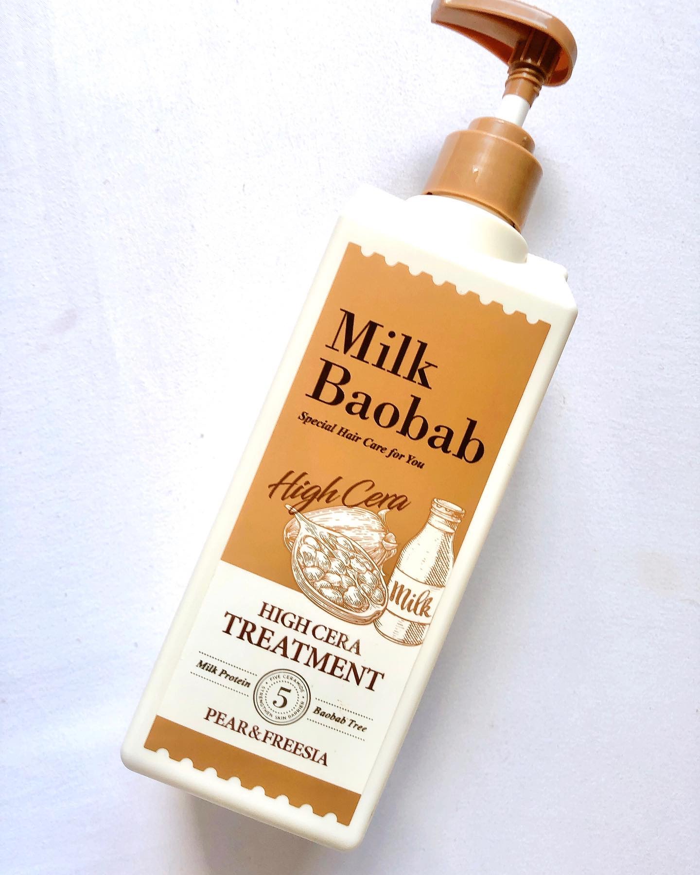 ハイセラ シャンプー / トリートメント ペアー＆フリージア/ミルクバオバブ/シャンプー・コンディショナーを使ったクチコミ（3枚目）