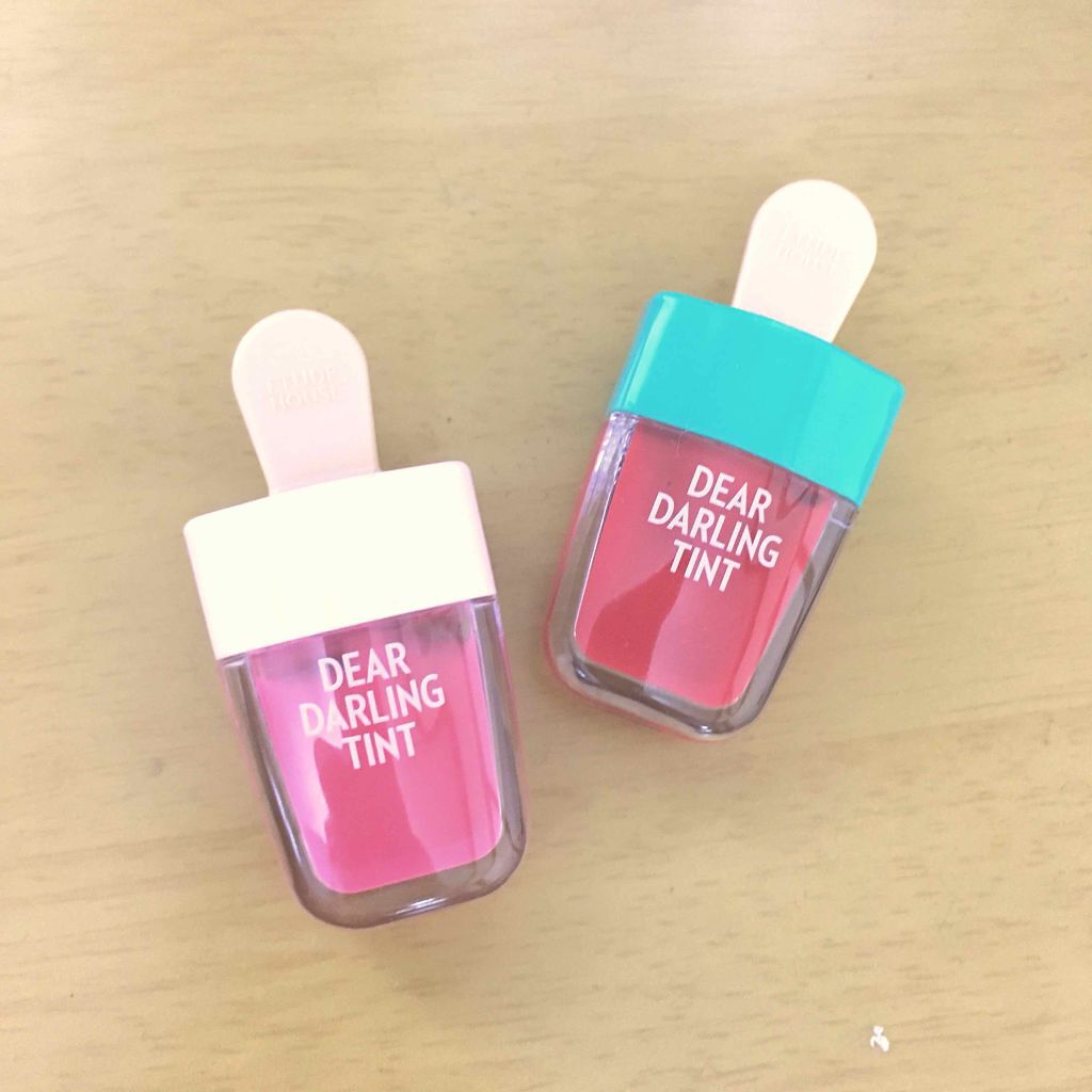 ディアダーリン ウォータージェルティント (アイスティント)/ETUDE/口紅を使ったクチコミ(1枚目)