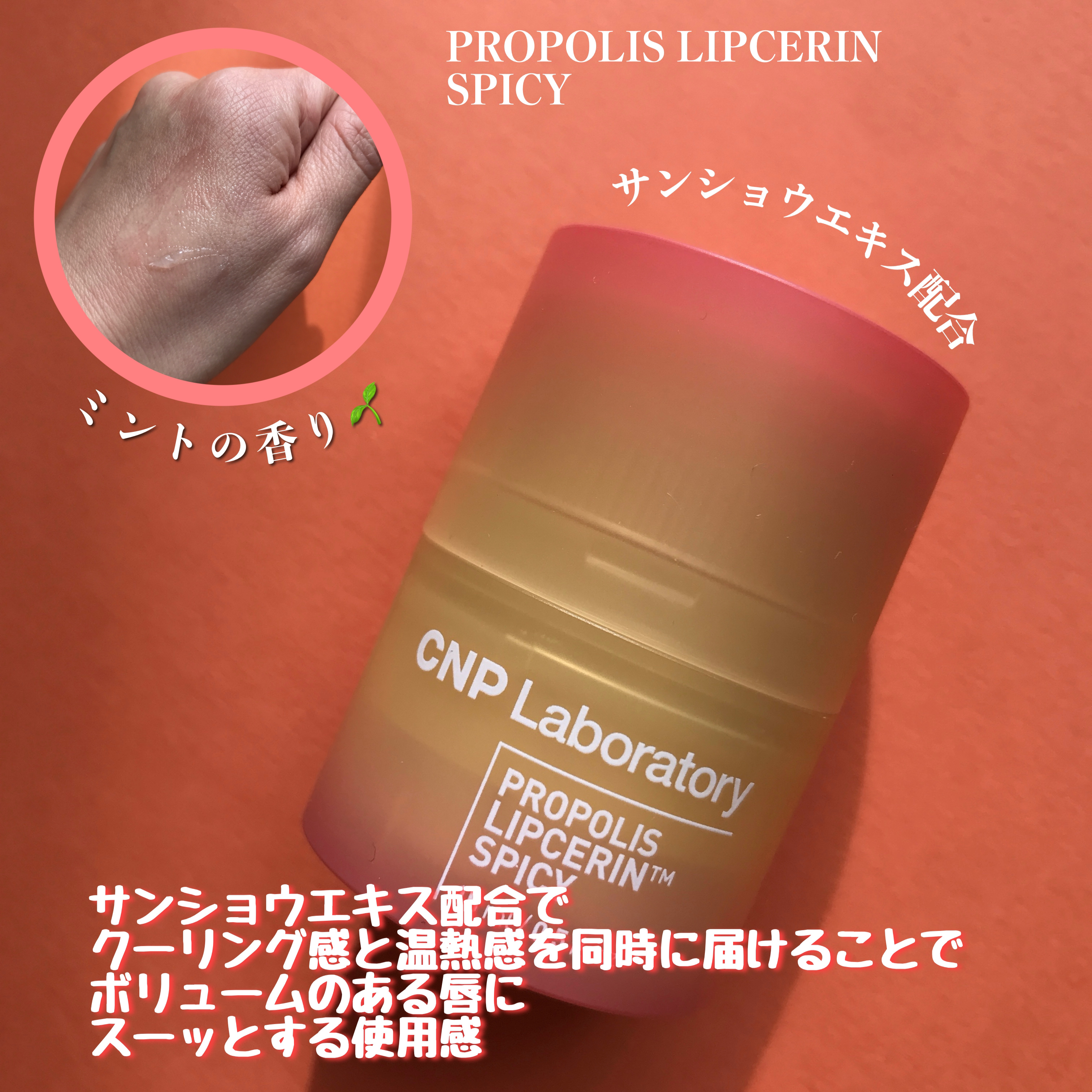 CNP Laboratory プロポリスリップセリン フルーティーのクチコミ「@cnpcosmetics_jp
PROPOLIS LIPCERIN

角質、ハリ、弾力、保湿.....」（3枚目）