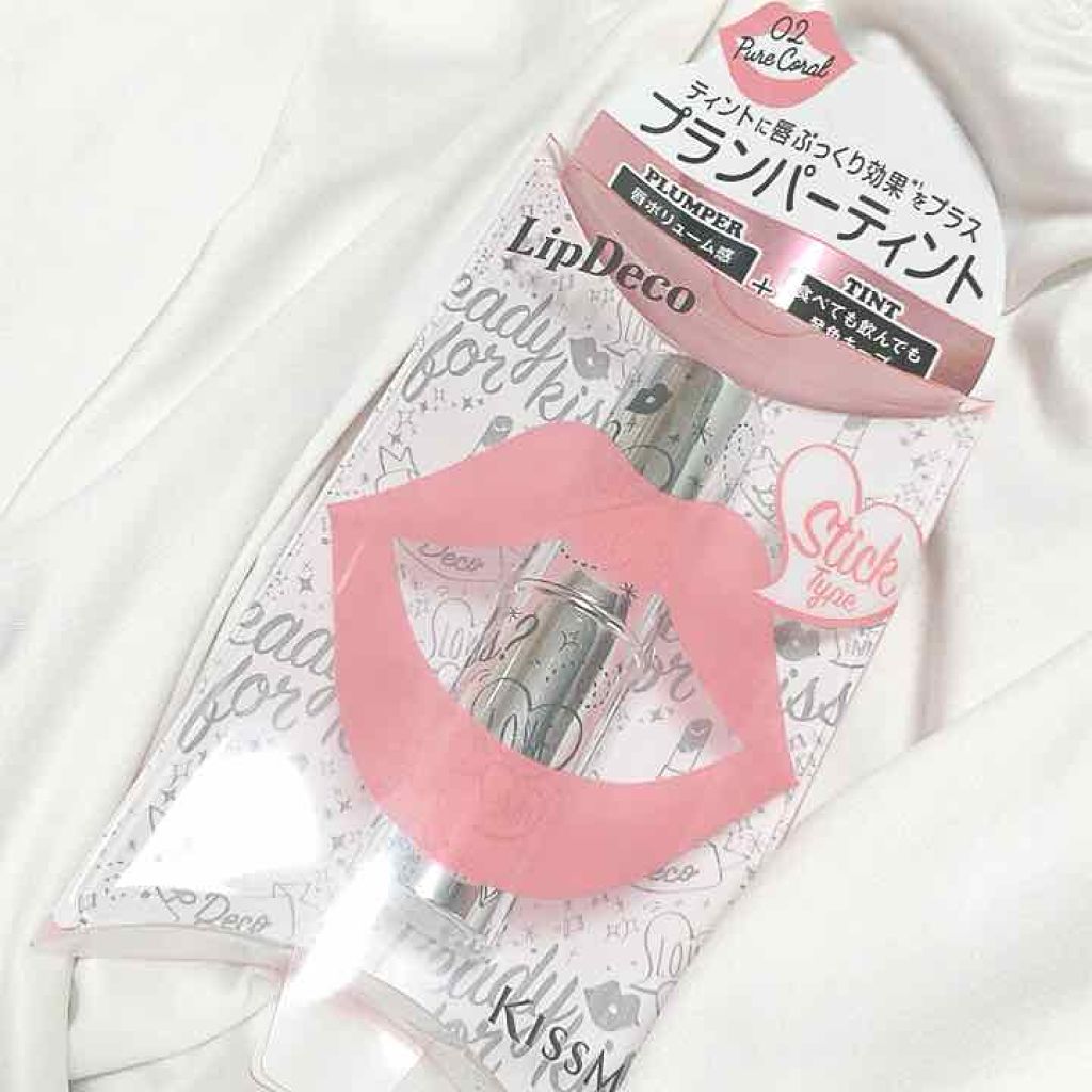 プランパーティントスティック/リップデコ/リップティントを使ったクチコミ（1枚目）