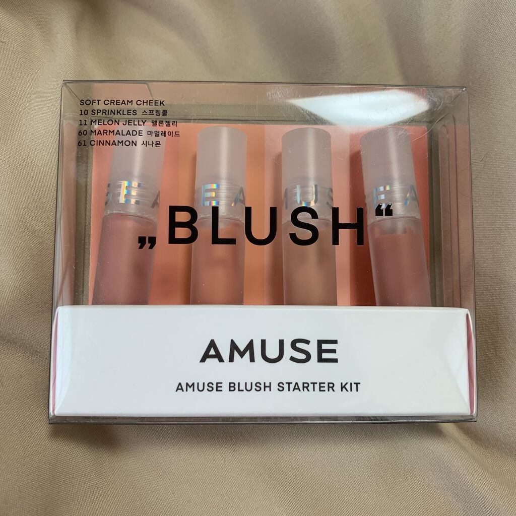 ミニブラッシュキット/AMUSE/リキッドチークを使ったクチコミ（3枚目）