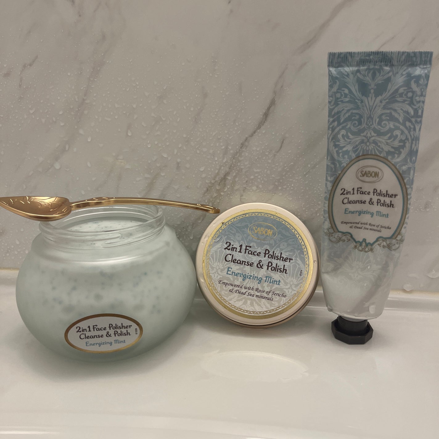 フェイスポリッシャー リフレッシング(ミント)/SABON/スクラブ・ゴマージュを使ったクチコミ(2枚目)