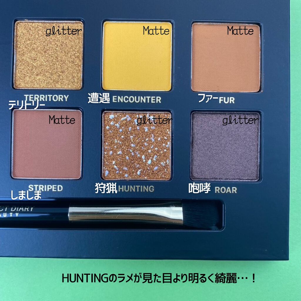 エクスプローラ12色 動物アイシャドウパレット/PERFECT DIARY/アイシャドウパレットを使ったクチコミ(6枚目)