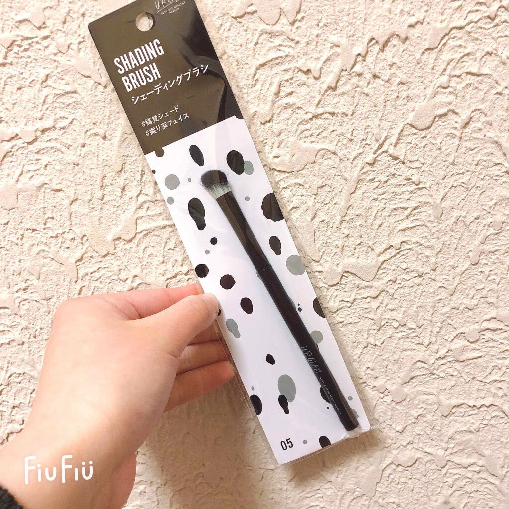 UR GLAM　SHADING BRUSH/U R GLAM/メイクブラシを使ったクチコミ（3枚目）