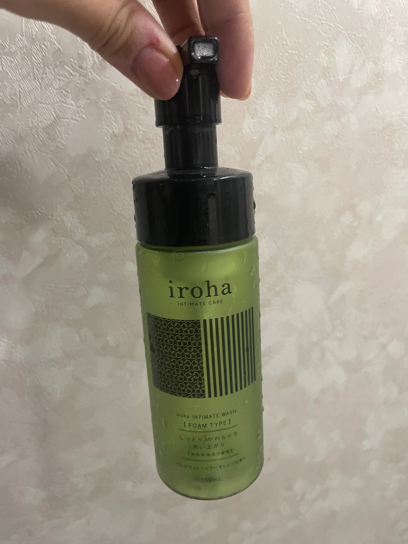 イロハ インティメートウォッシュ フォームタイプ ベルガモットとビターオレンジの香り/iroha INTIMATE CARE/デリケートゾーンケアを使ったクチコミ(1枚目)