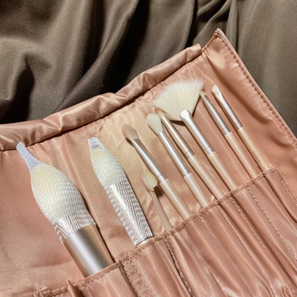 SIXPLUS×mamiseto メイクブラシ9本セット/SIXPLUS/メイクブラシを使ったクチコミ(2枚目)