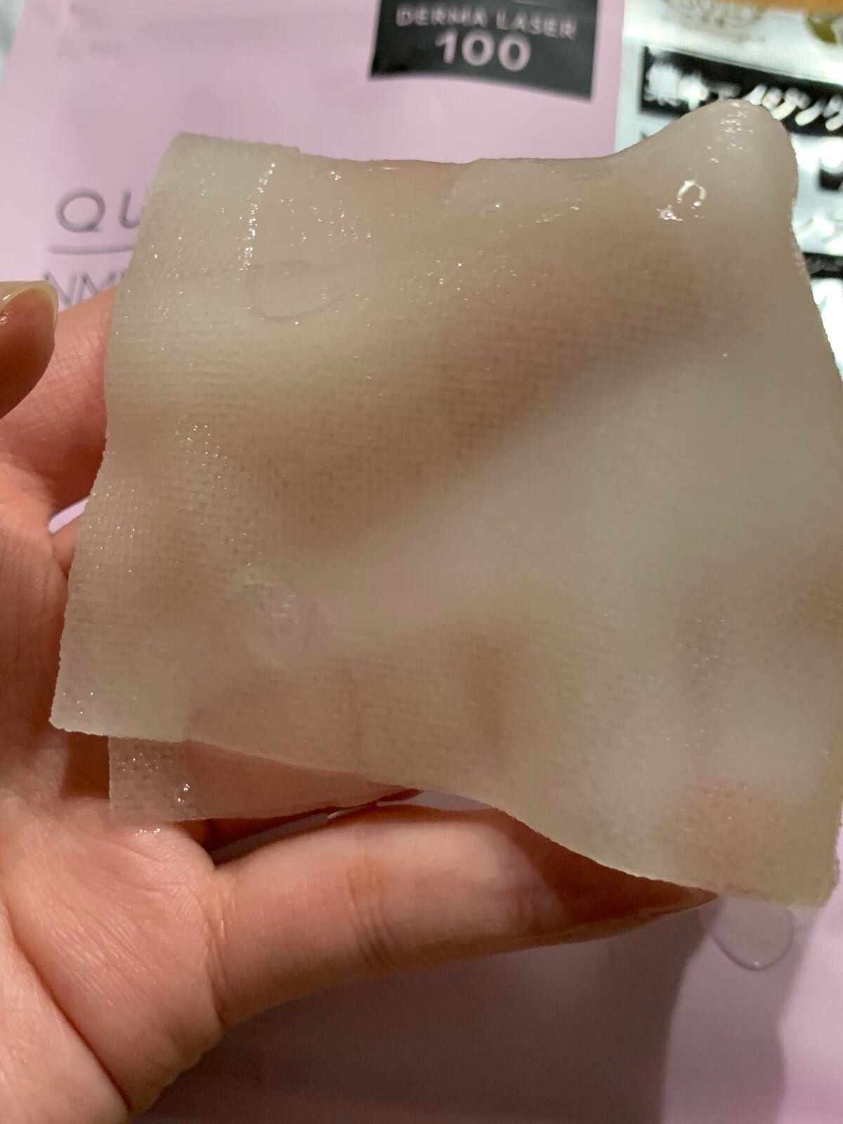 ダーマレーザー スーパーNMN100マスク/クオリティファースト/シートマスク・パックを使ったクチコミ(4枚目)