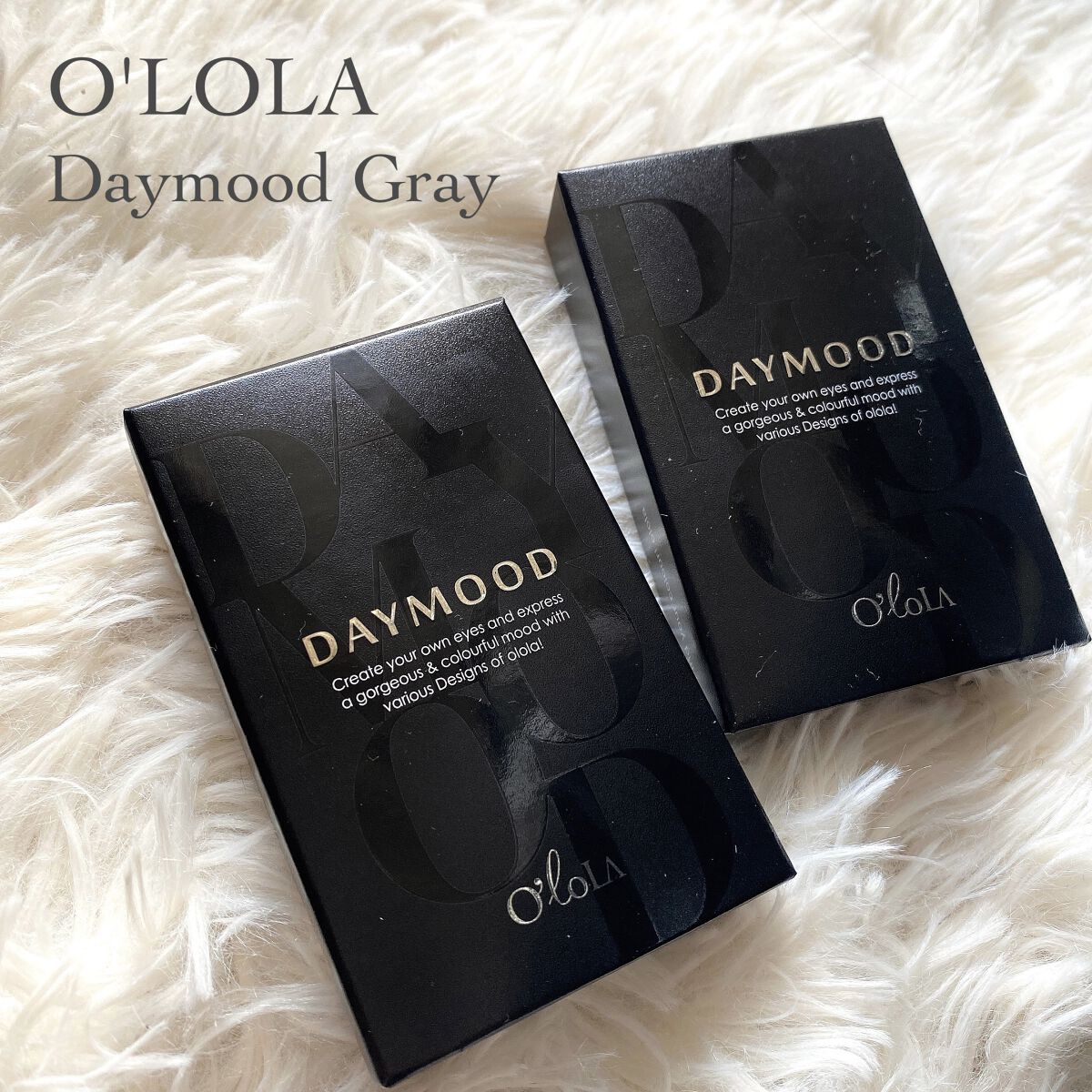 デームードグレーマンスリー (DAYMOOD GRAY monthly)/OLOLA/１ヶ月（１MONTH）カラコンを使ったクチコミ（2枚目）