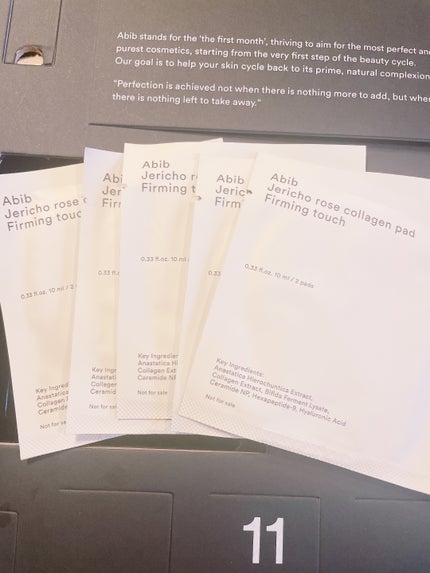 Abib Cosmetics 2023 Advent Calendar Holiday Edition/Abib /スキンケアキットを使ったクチコミ(4枚目)