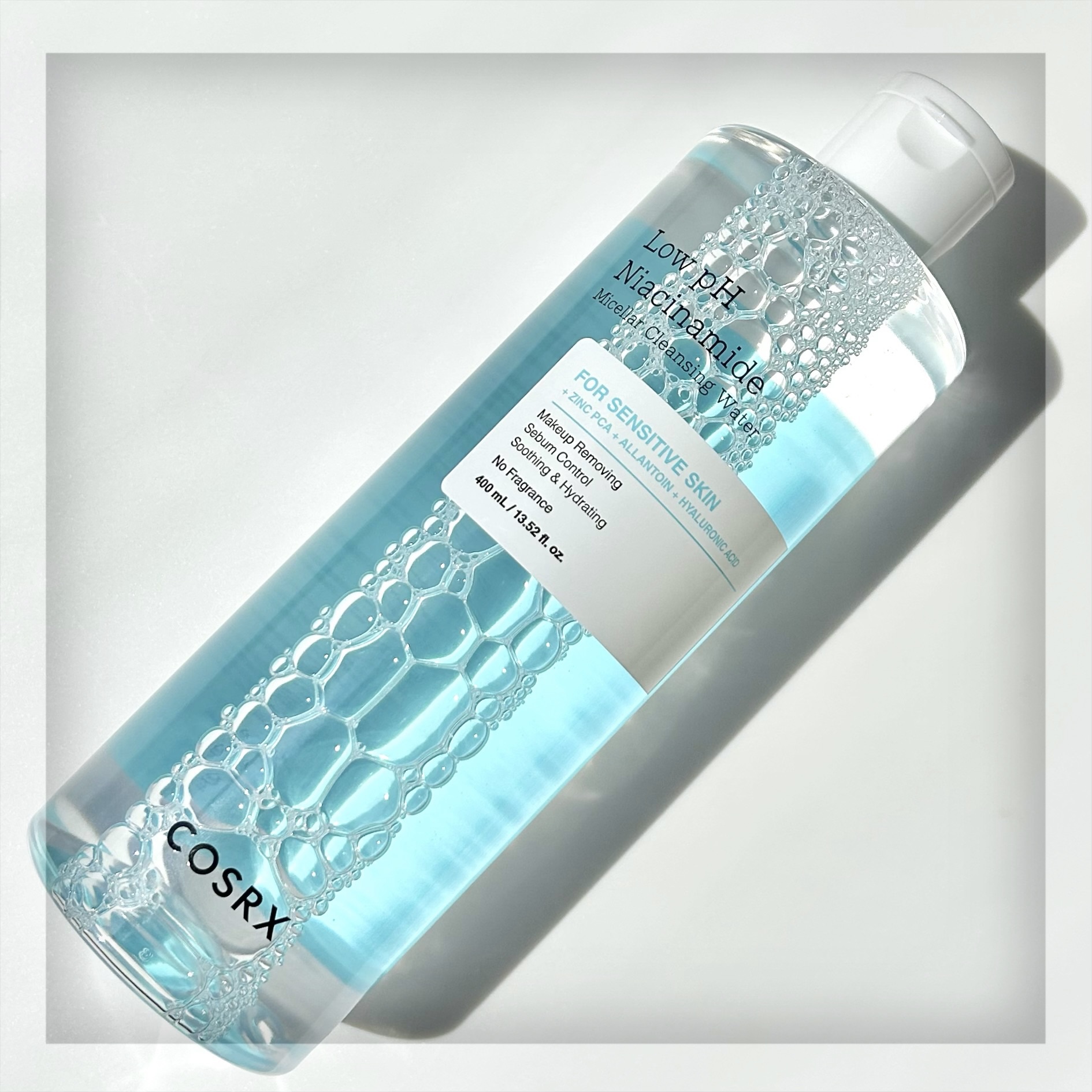 弱酸性 ナイアシンアミド ミセラークレンジングウォーター/COSRX/クレンジングウォーターを使ったクチコミ（1枚目）