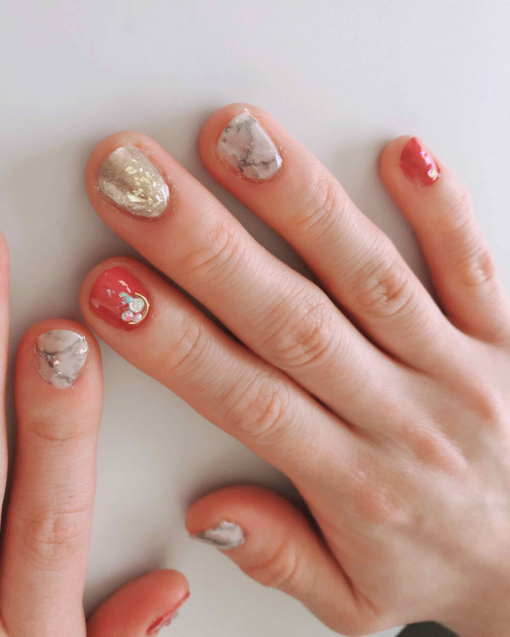 miia ネイルカラー/DAISO/マニキュアを使ったクチコミ（2枚目）