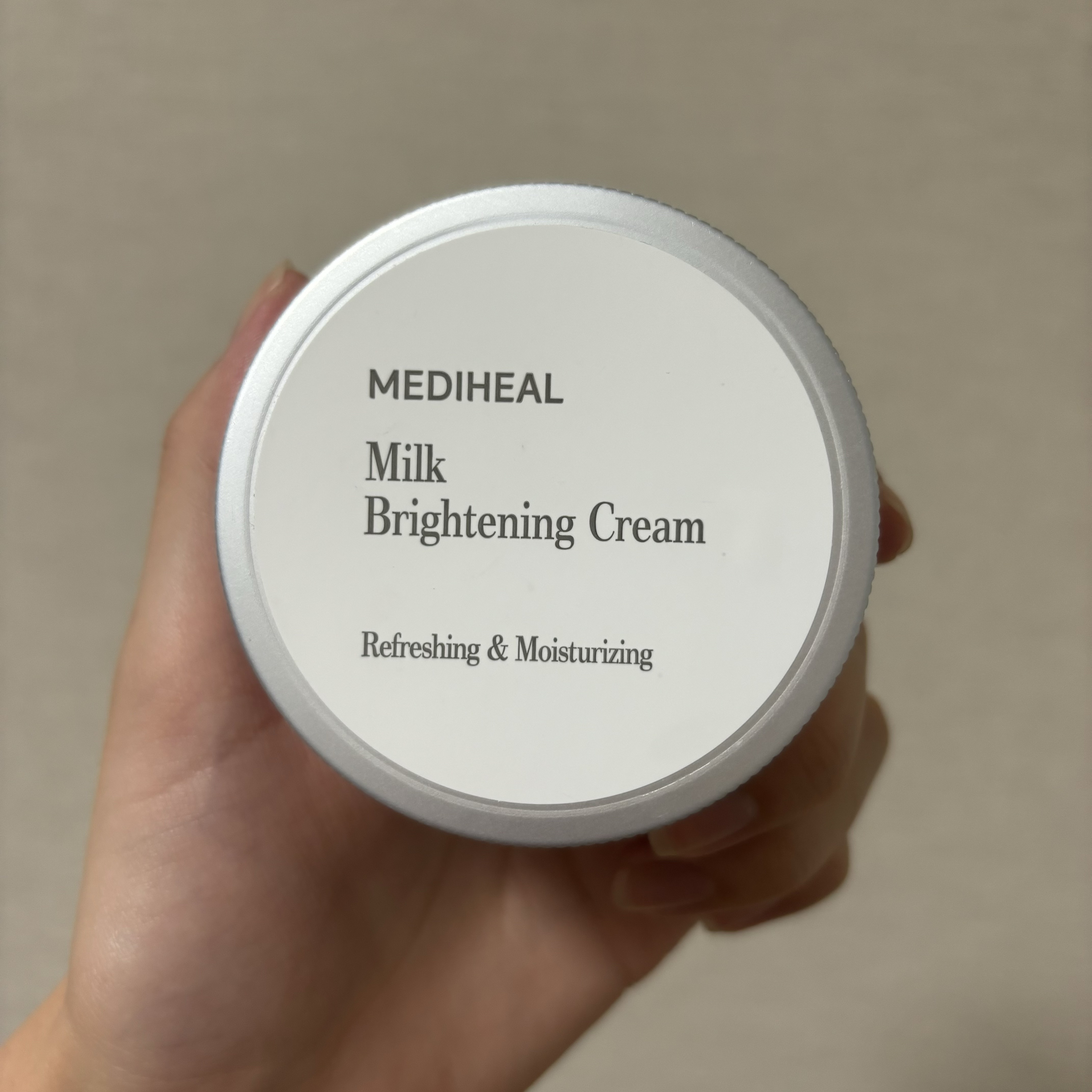 ミルクブライトニングクリーム/MEDIHEAL/フェイスクリームを使ったクチコミ（1枚目）