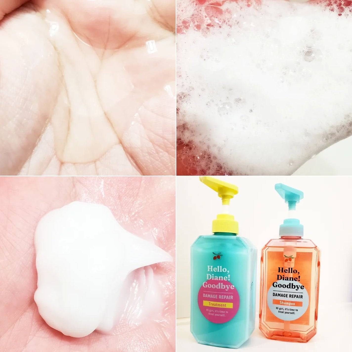 ハローダイアン グッバイ ダメージリペア シャンプー/トリートメント/ダイアン/市販シャンプーを使ったクチコミ(2枚目)