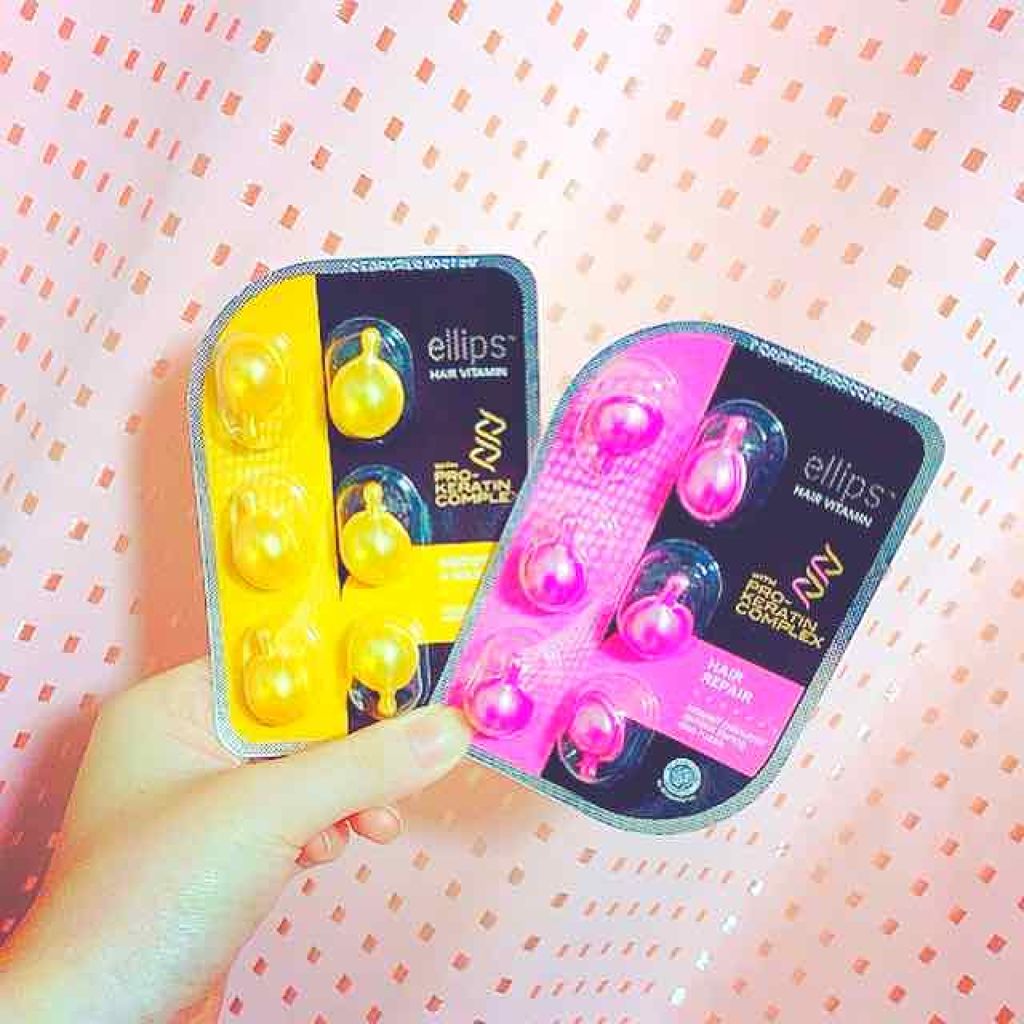 ヘアーオイル【トリートメント】/ellips/ヘアオイルを使ったクチコミ（2枚目）