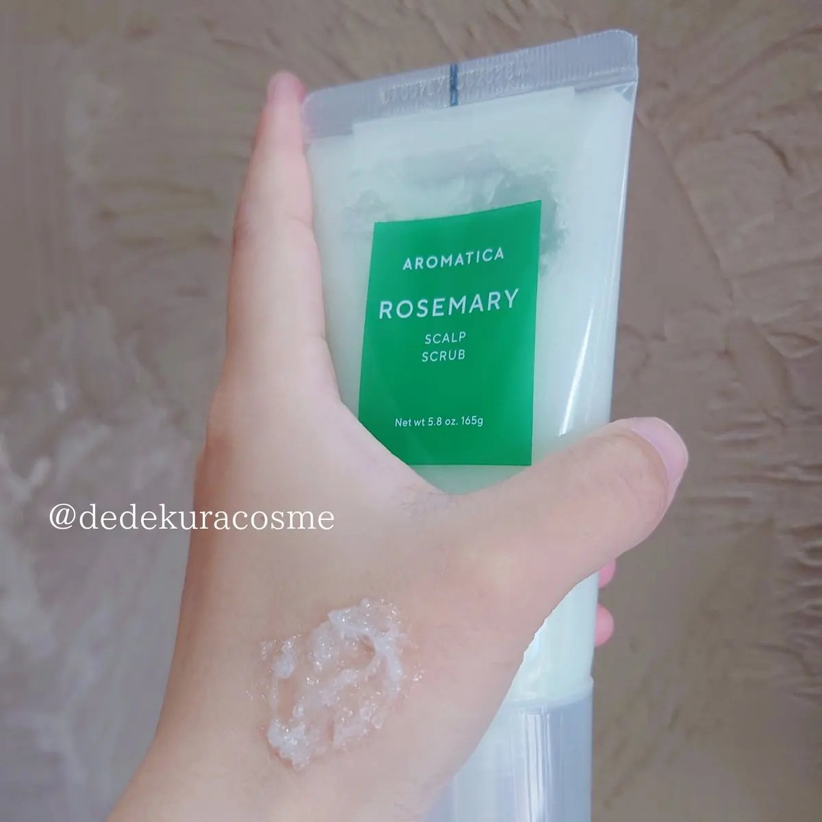 ローズマリー スカルプ スクラブ/AROMATICA/ヘッドスクラブを使ったクチコミ（3枚目）