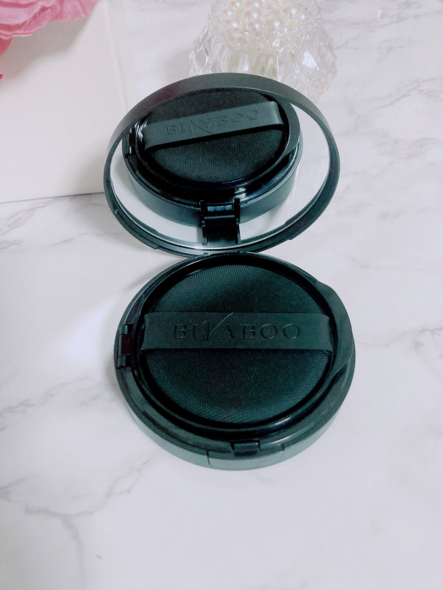 ベルベットジュエルクッション/BIVABOO/クッションファンデーションを使ったクチコミ(2枚目)