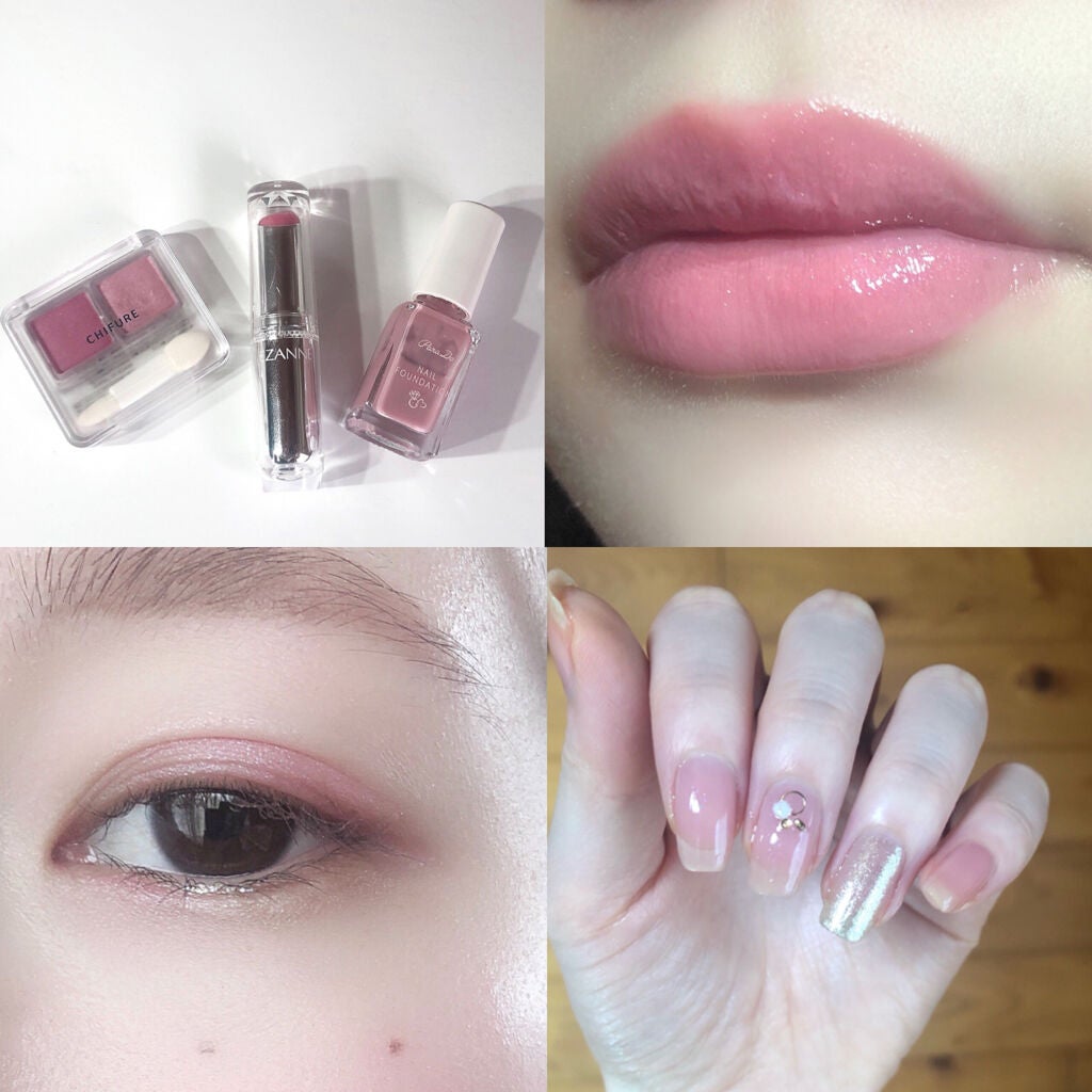 ラスティンググロスリップ/CEZANNE/口紅を使ったクチコミ(2枚目)