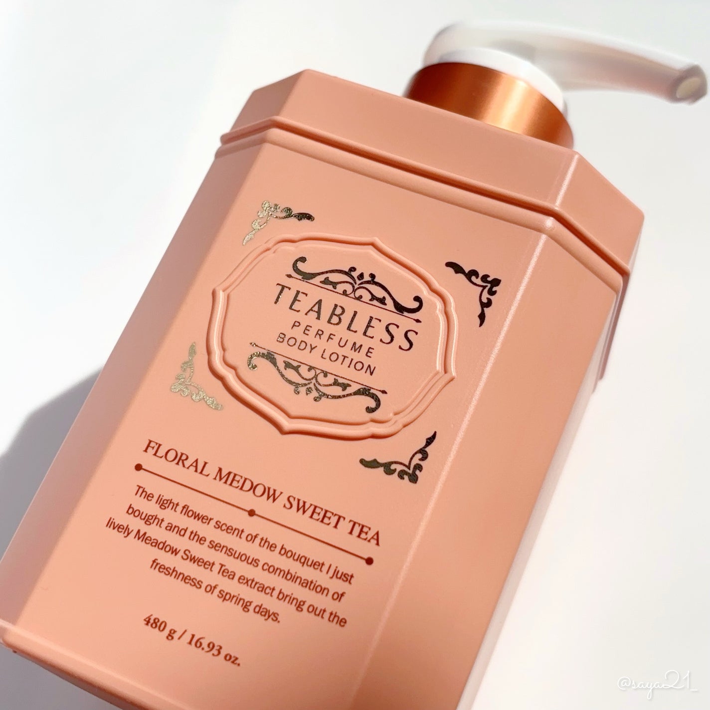 フローラルメドウスイートティー ボディーローション/TEABLESS/ボディローションを使ったクチコミ(1枚目)