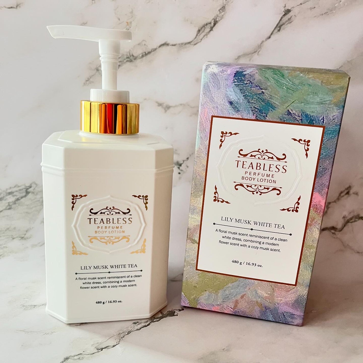 パフュームボディローション リリィムスクホワイトティー/TEABLESS/ボディローションを使ったクチコミ(5枚目)