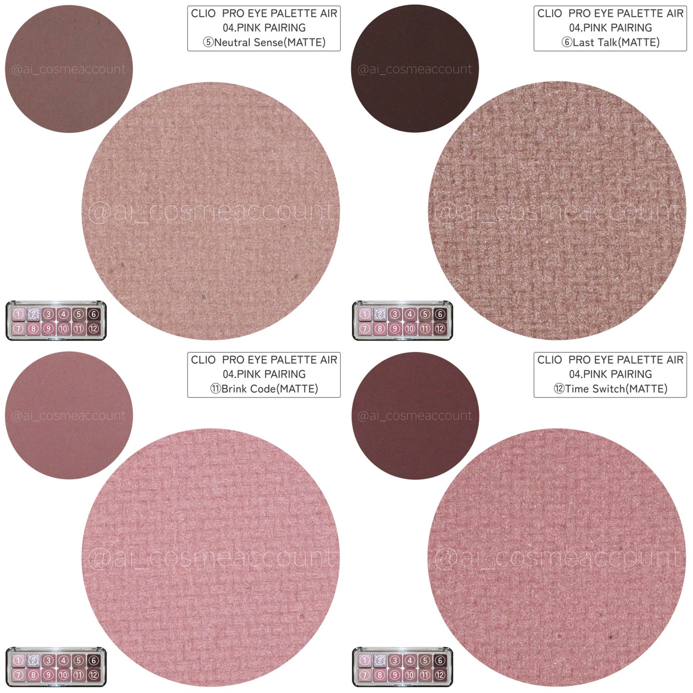 プロ アイ パレット エアー/CLIO/アイシャドウパレットを使ったクチコミ(10枚目)