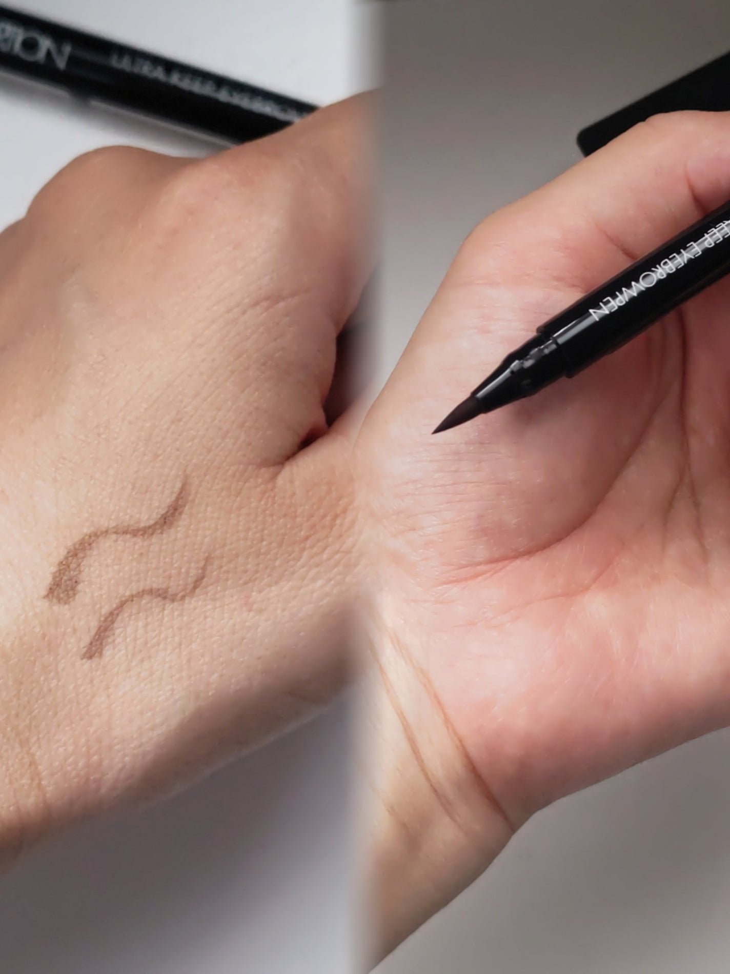 ウルトラキープアイブロウペン/メイクプロポーション/眉ティントを使ったクチコミ(3枚目)