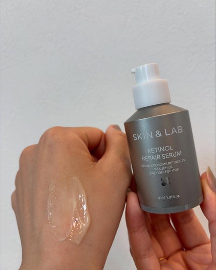 ヴィーガンリポソームレチノールセラム/SKIN&LAB/美容液を使ったクチコミ(4枚目)