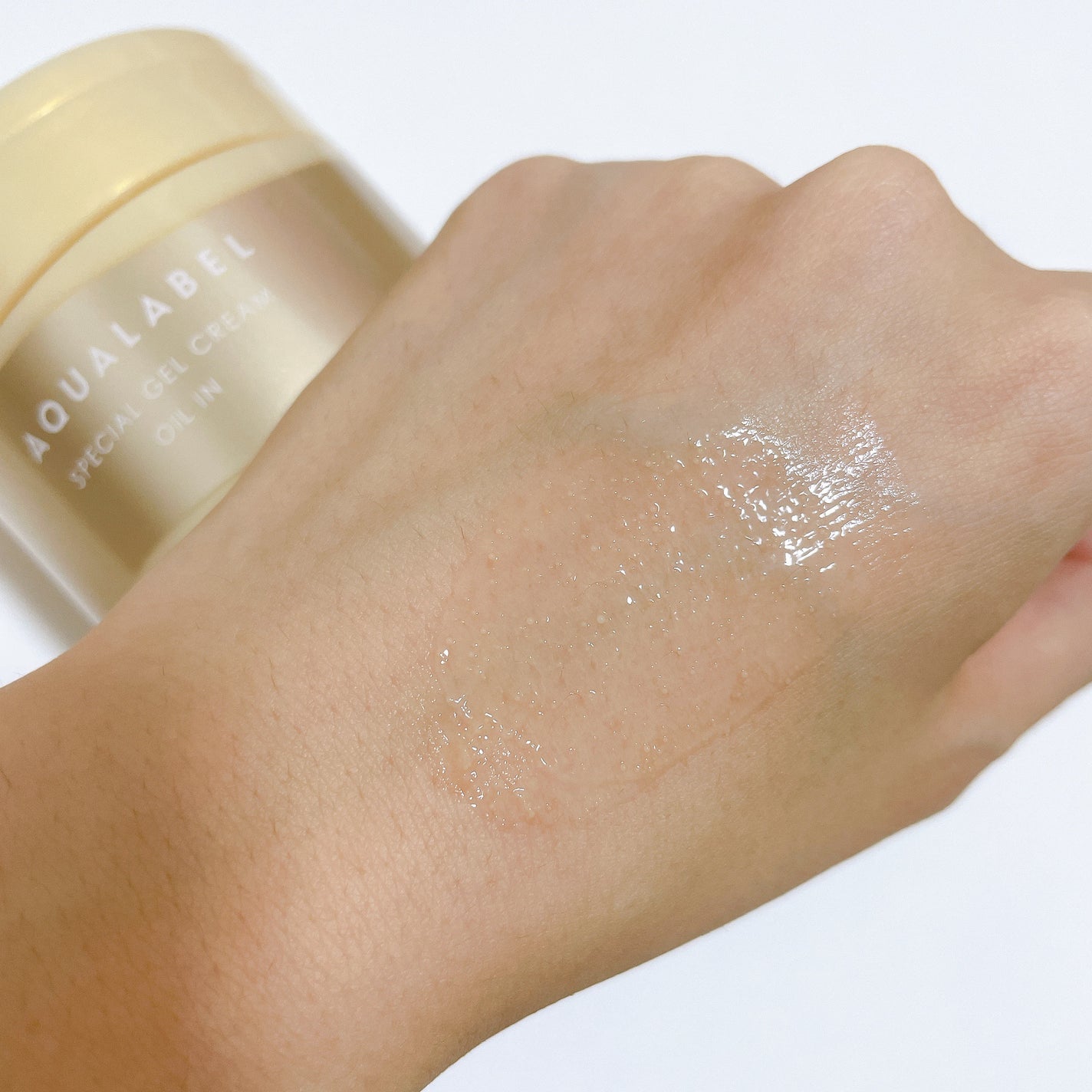 スペシャルジェルクリーム EX (オイルイン)/アクアレーベル/オールインワン化粧品を使ったクチコミ(2枚目)