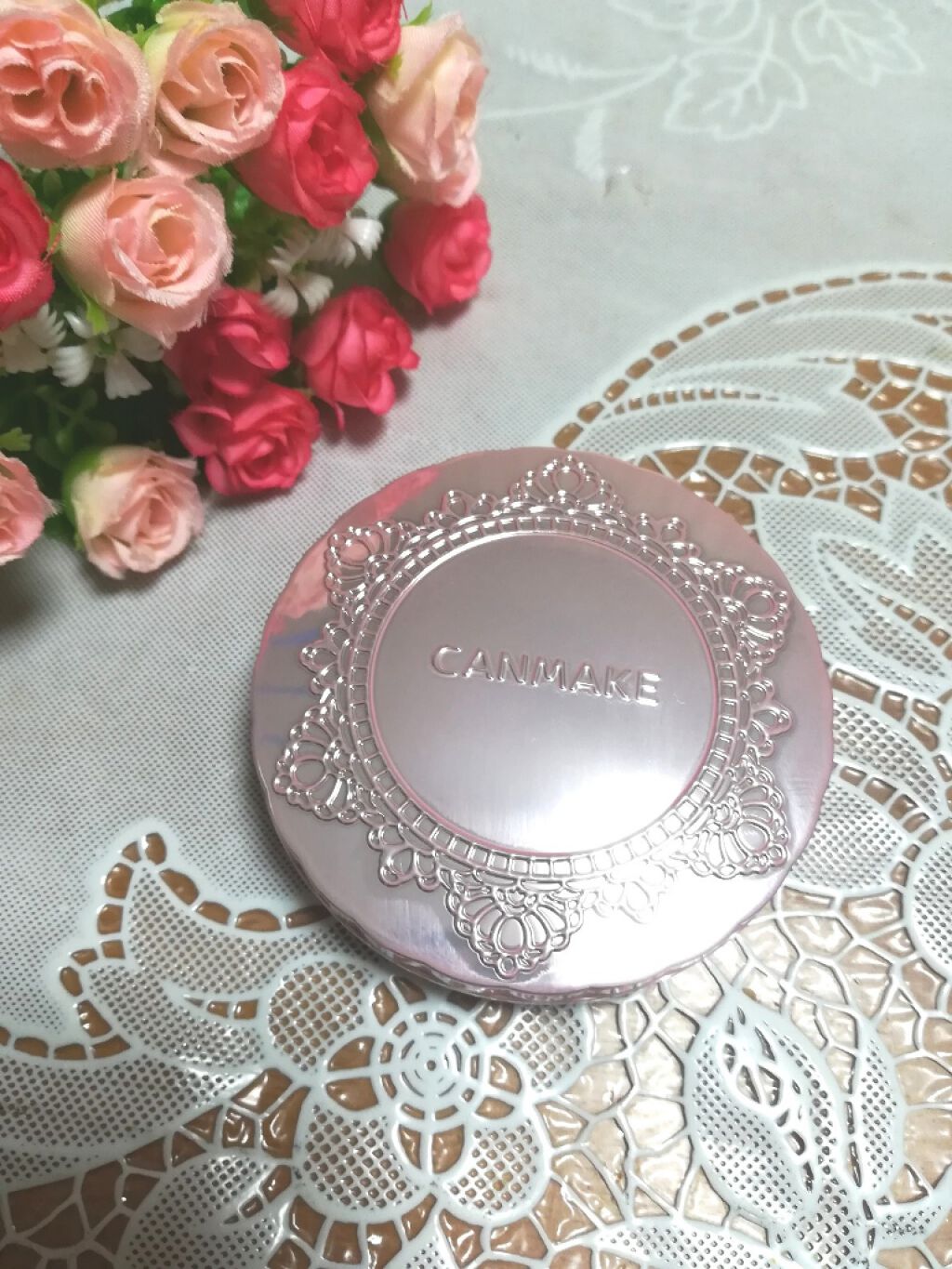 トランスペアレントフィニッシュパウダー/キャンメイク/プレストパウダーを使ったクチコミ（1枚目）