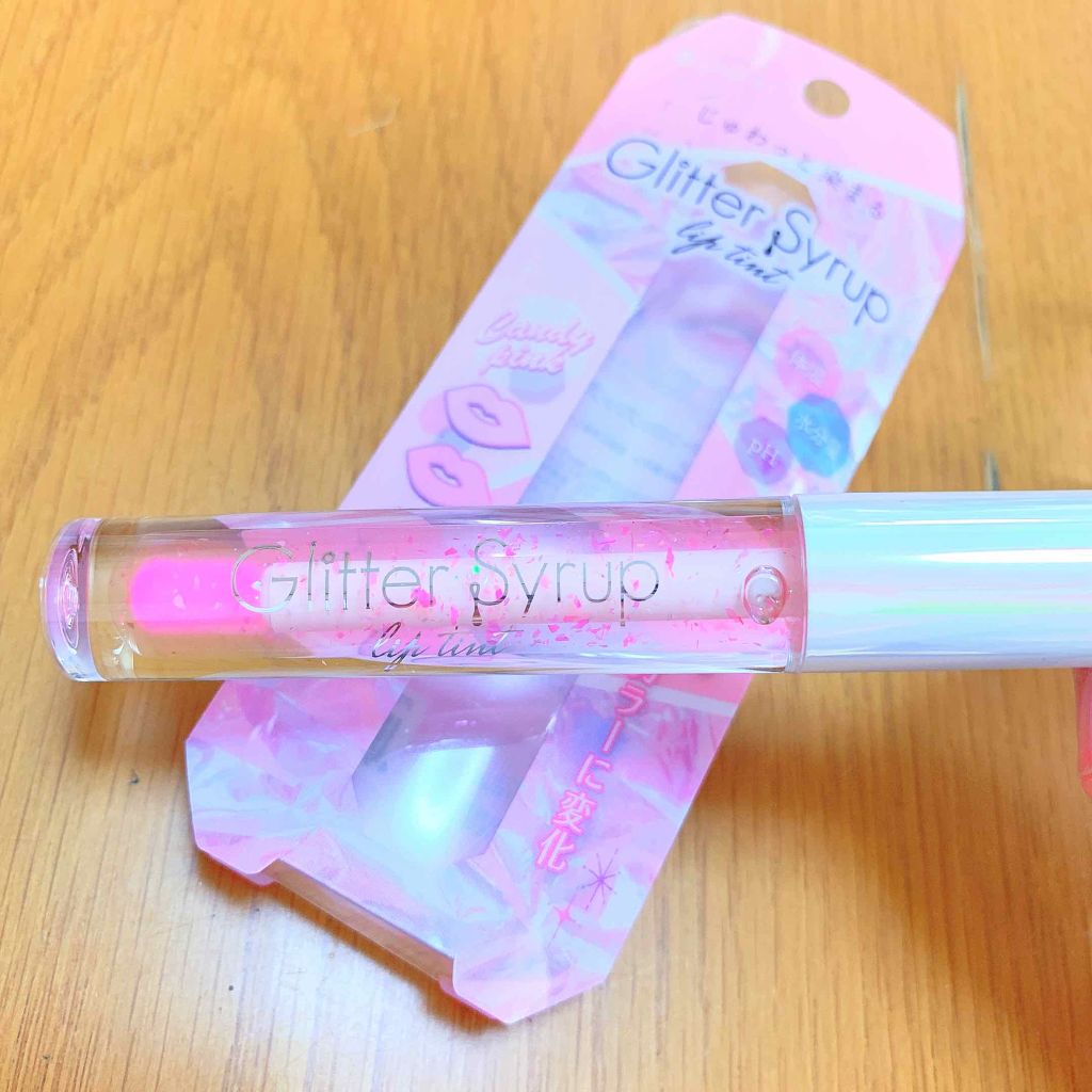 グリッターシロップリップティント/PetitPetit/リップティントを使ったクチコミ（1枚目）