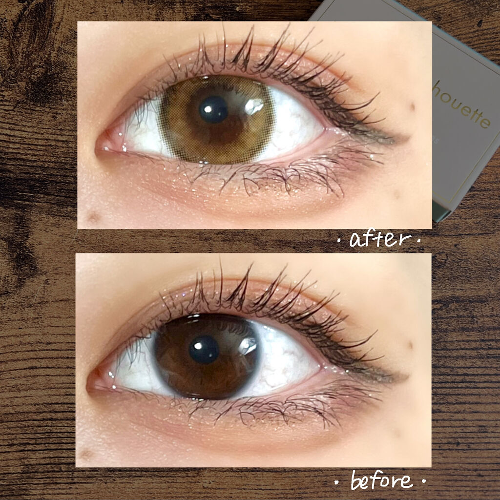 melange+chouette 1month/melange+chouette/１ヶ月（１MONTH）カラコンを使ったクチコミ（2枚目）