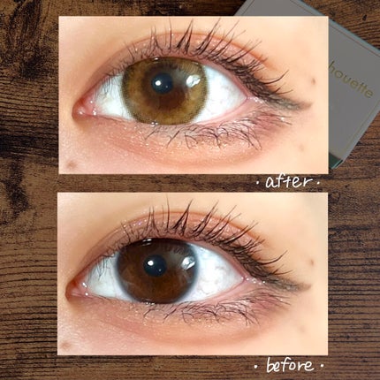 melange+chouette 1month/melange+chouette/1ヶ月(1MONTH)カラコンを使ったクチコミ(2枚目)