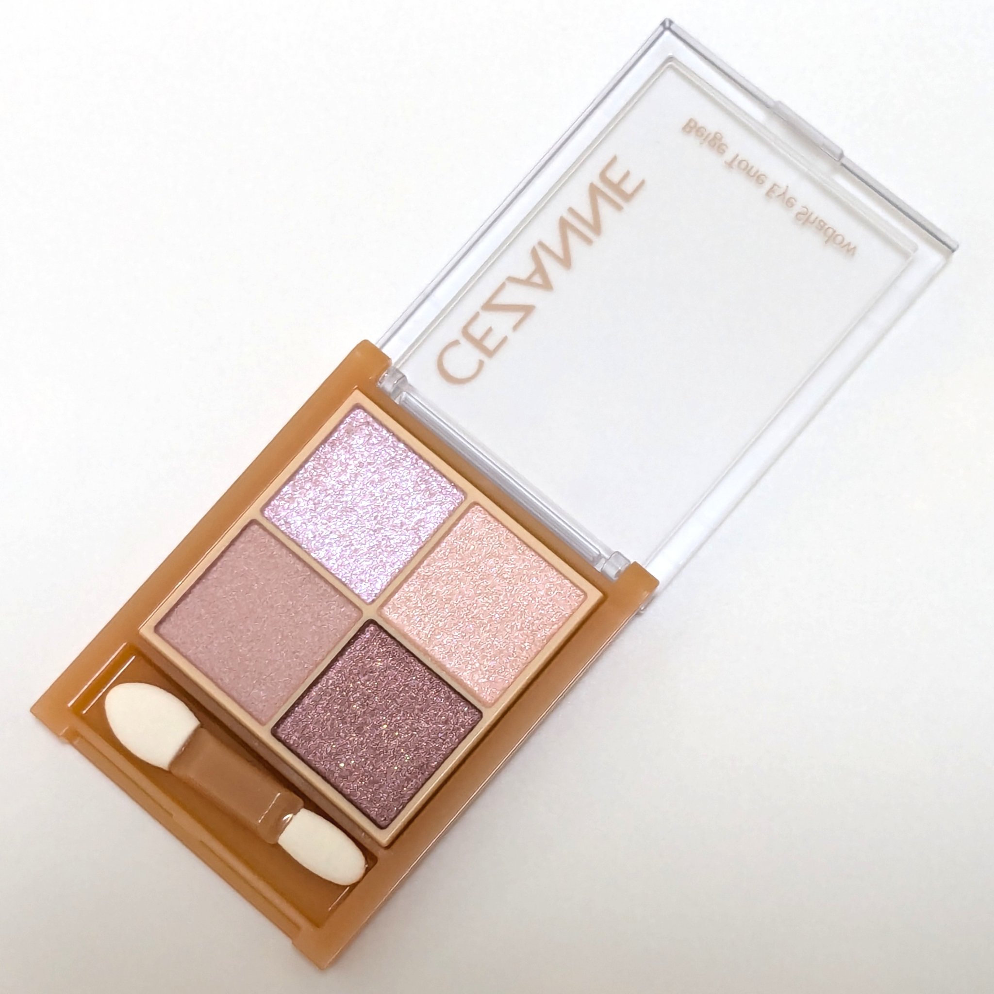 ベージュトーンアイシャドウ/CEZANNE/アイシャドウパレットを使ったクチコミ（2枚目）