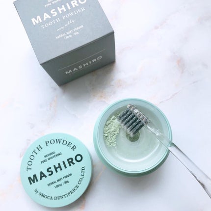 MASHIRO 薬用ホワイトニングパウダー ハーブミント/MASHIRO/歯磨き粉を使ったクチコミ(3枚目)