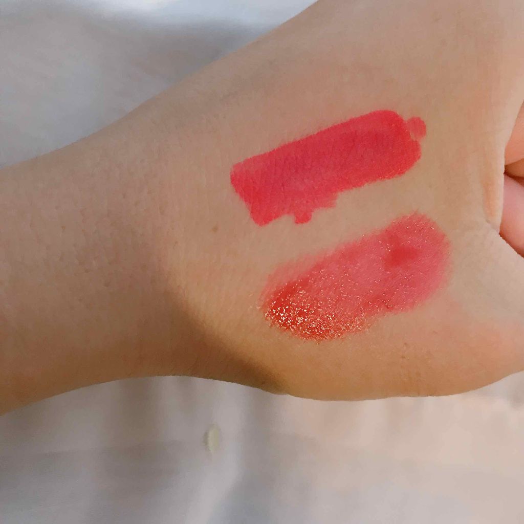 ディアダーリン ウォータージェルティント (アイスティント)/ETUDE/口紅を使ったクチコミ(2枚目)