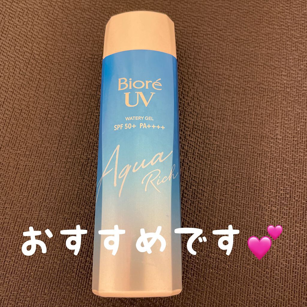 ビオレUV アクアリッチウォータリージェル /ビオレ/日焼け止め・UVケアを使ったクチコミ(1枚目)