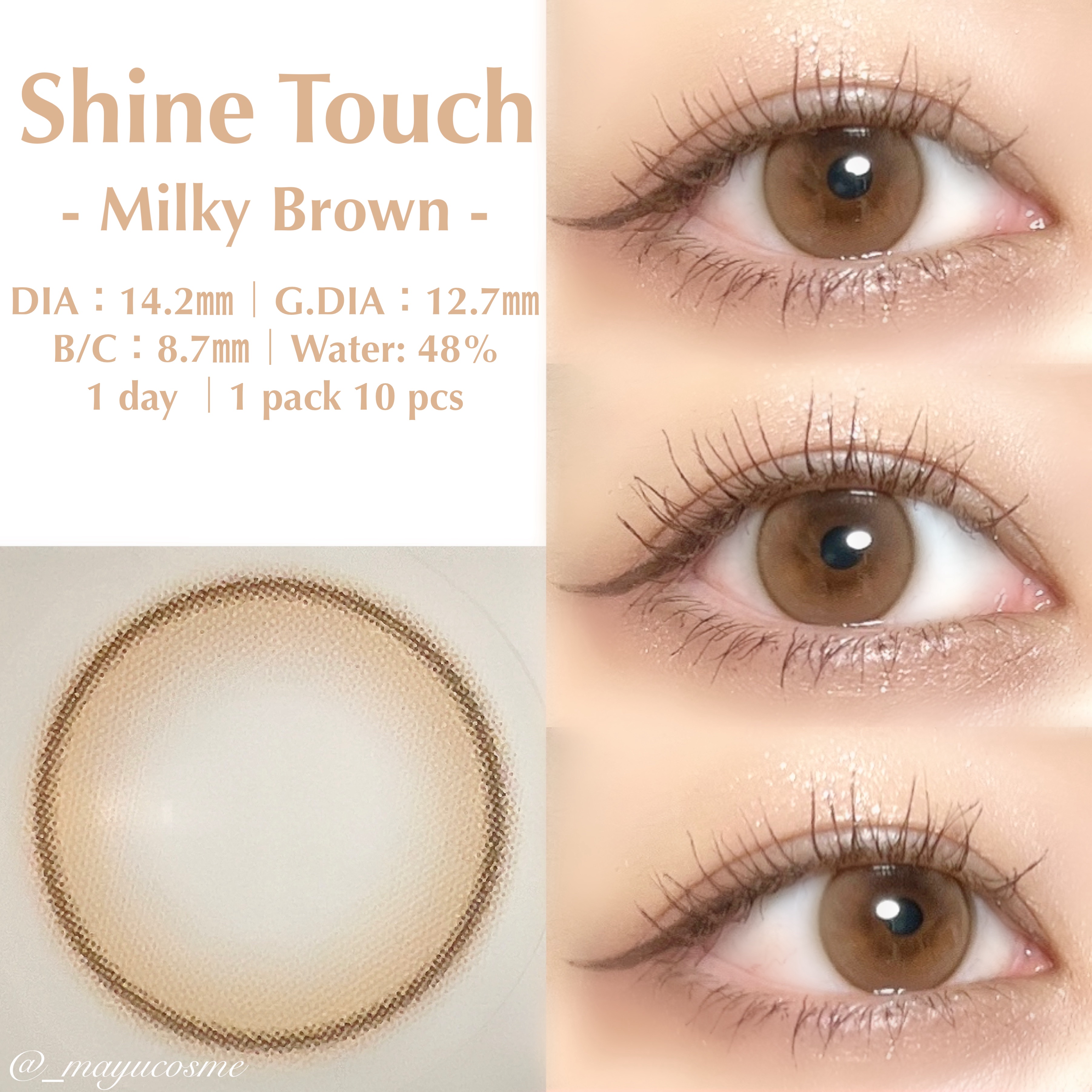 Real Ring 1day/OLENS/ワンデー（１DAY）カラコンを使ったクチコミ（3枚目）