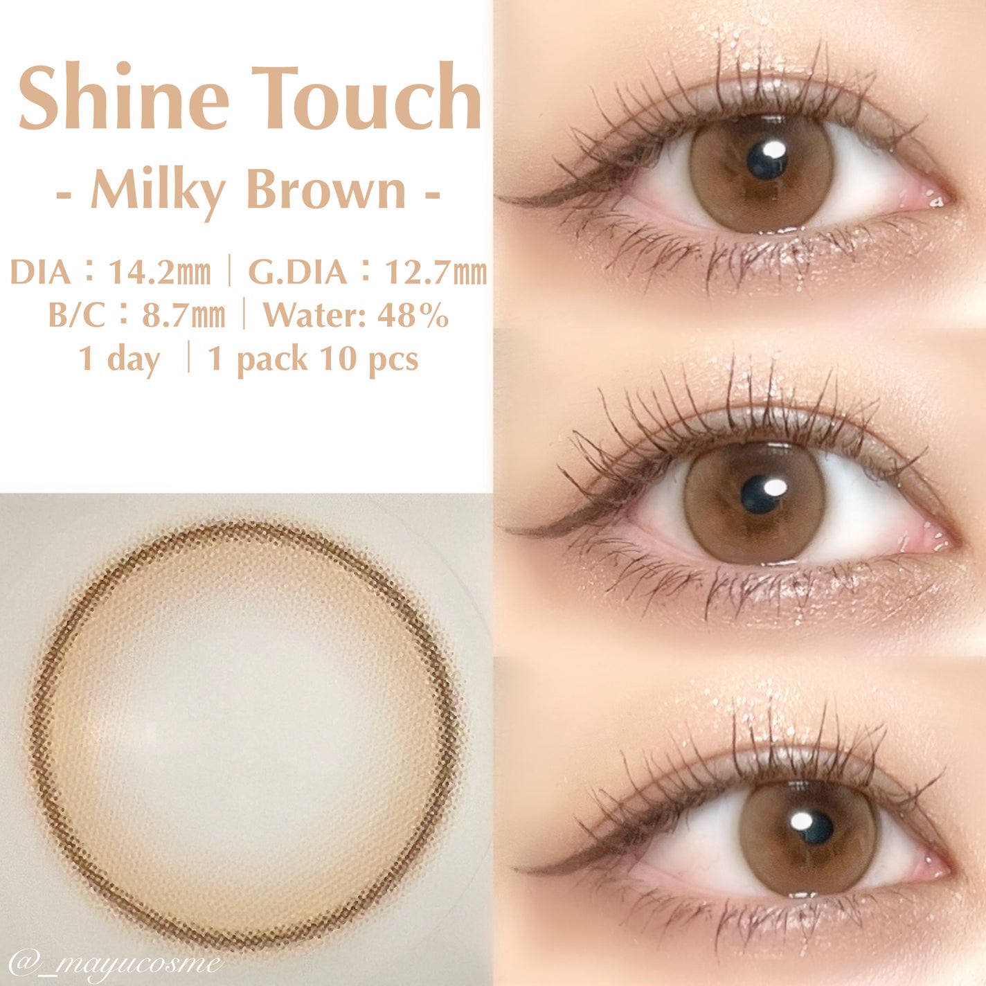 Real Ring 1day/OLENS/ワンデー(1DAY)カラコンを使ったクチコミ(3枚目)