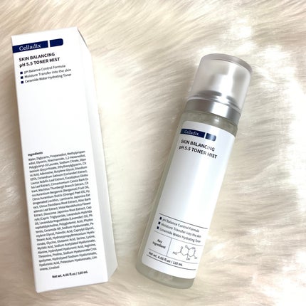 スキンバランシングpH5.5トナーミスト/Celladix/ミスト状化粧水を使ったクチコミ(4枚目)