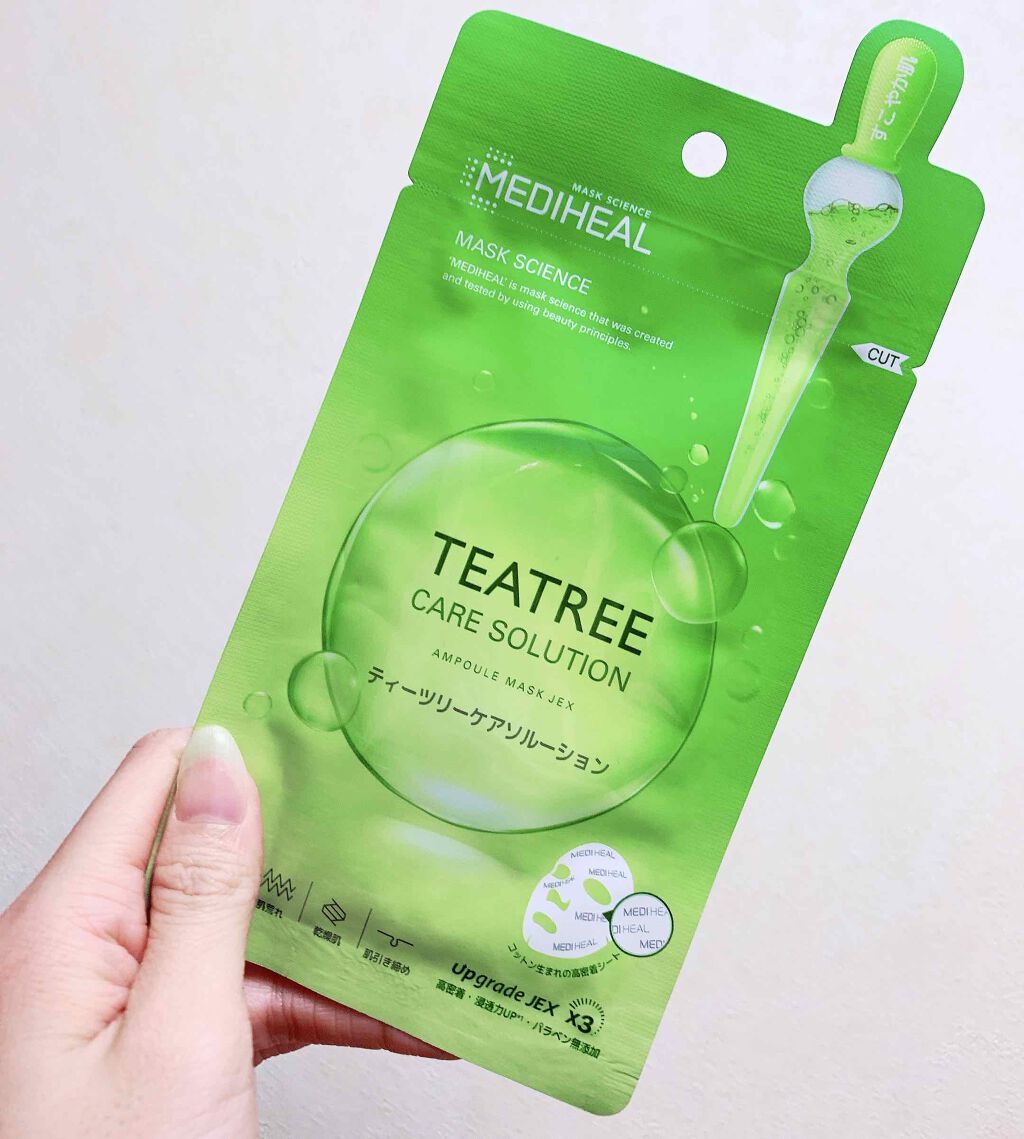 ティーツリーケアソリューション アンプルマスクJEX/MEDIHEAL/シートマスク・パックを使ったクチコミ（1枚目）