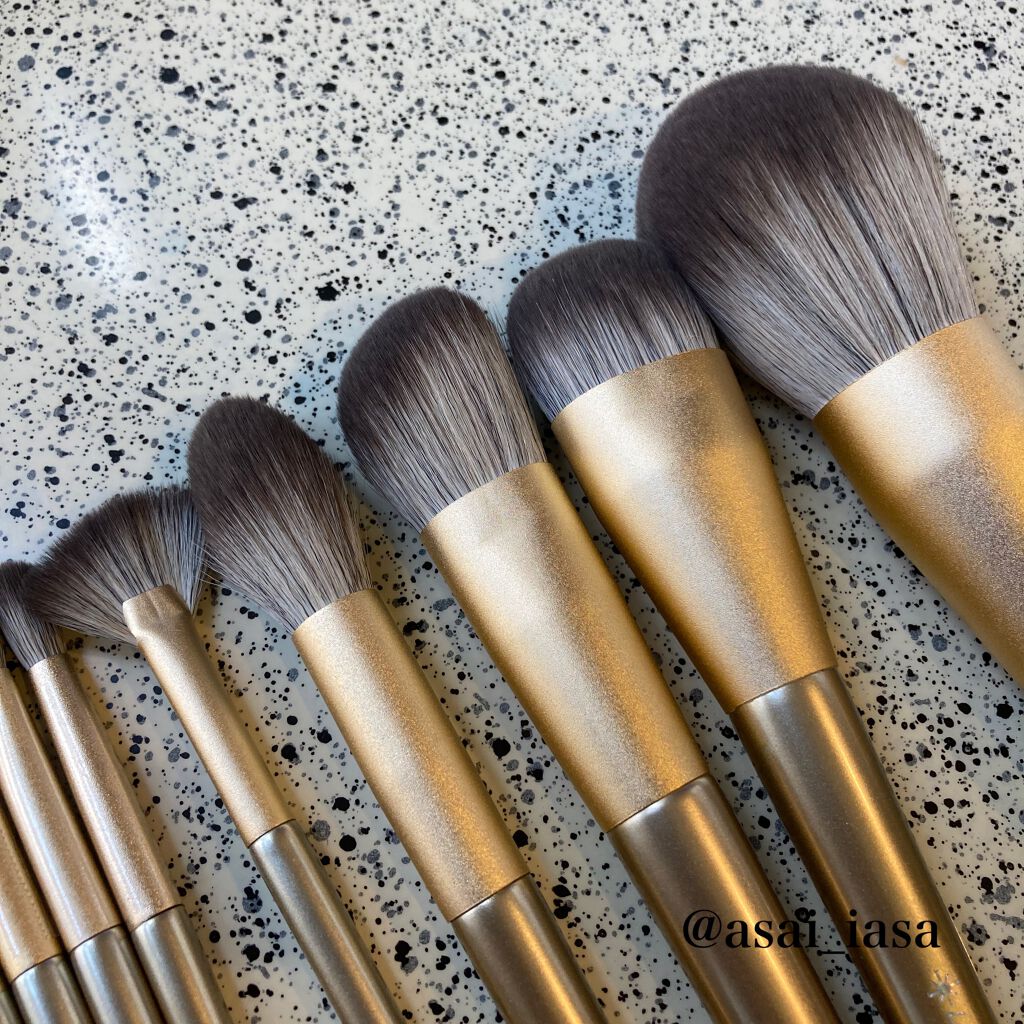 lilystar メイクブラシ 14本セット/Lily star/メイクブラシを使ったクチコミ(3枚目)