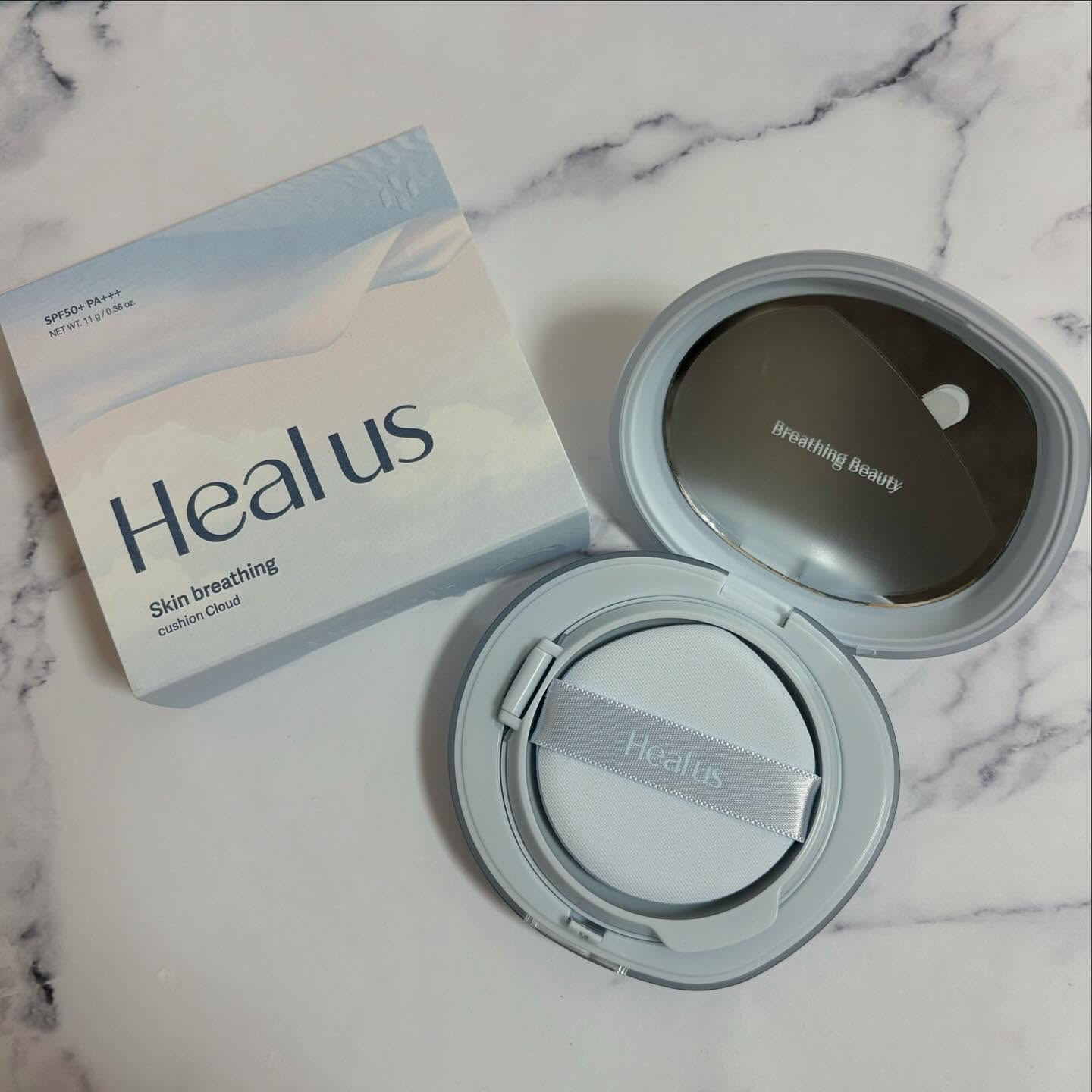 Skin breathing cushion Cloud/Healus/クッションファンデーションを使ったクチコミ（2枚目）