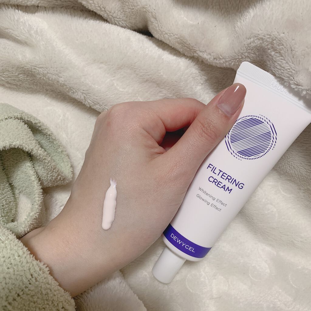 フィルタリングクリーム/DEWYCEL/日焼け止めクリームを使ったクチコミ（1枚目）
