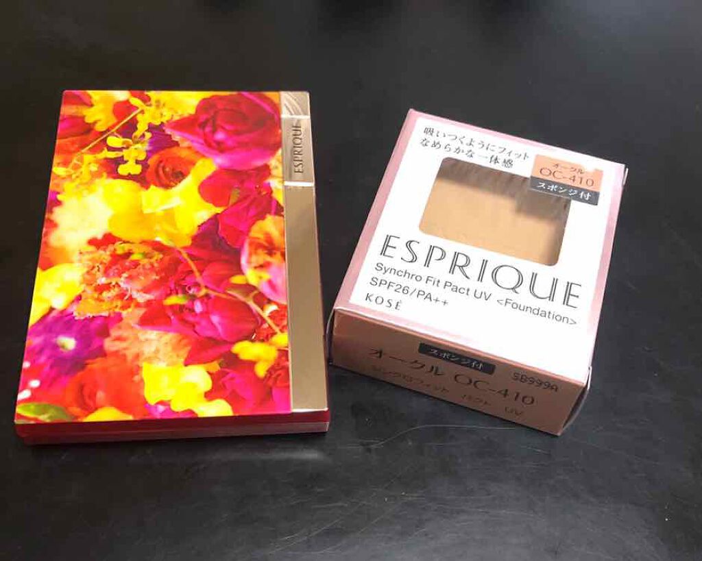 シンクロフィット パクト UV/ESPRIQUE/パウダーファンデーションを使ったクチコミ(1枚目)