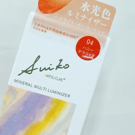 ミネラルマルチルミナイザー/SUIKO HATSUCURE/スティックハイライトを使ったクチコミ(4枚目)