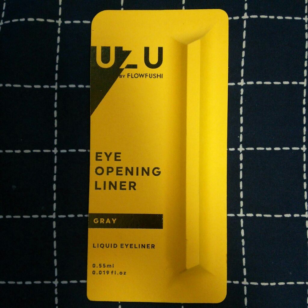 EYE OPENING LINER/UZU BY FLOWFUSHI/リキッドアイライナーを使ったクチコミ（1枚目）