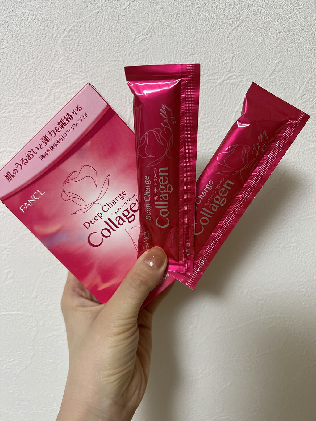 ディープチャージ  コラーゲン スティックゼリー/ファンケル/美容サプリメントを使ったクチコミ（1枚目）