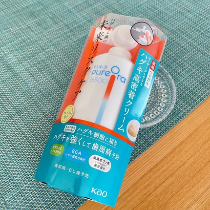 ピュオーラ36500 薬用ハグキ高密着クリームハミガキ 本体 115g/ピュオーラ/歯磨き粉を使ったクチコミ(2枚目)